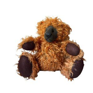 Mohair Teddy Bear Signed Adoption Papers “Digger” 15” Handmade Fully Joi…